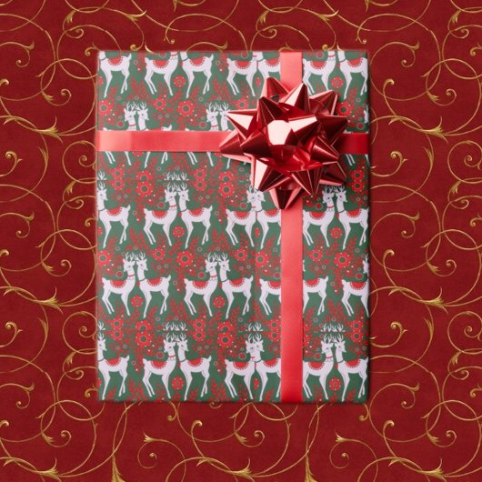 Papier Cadeau Renard vintage