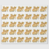 Papier Cadeau Renardeaux (Plat)
