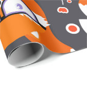 Papier Cadeau Renards de hippie (Coin rond)