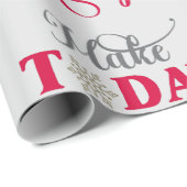 Papier Cadeau Rendre aujourd'hui ridicule (Coin rond)