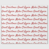 Papier Cadeau Rendre Noël super (Plat)