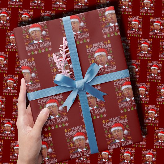 Papier Cadeau Rendre Noël super à nouveau Noël Noël Noël drôle T