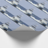 Papier Cadeau Rendu de bateau de pêche (Coin)