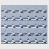 Papier Cadeau Rendu de bateau de pêche (Plat)