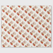 Papier Cadeau Renne (Plat)