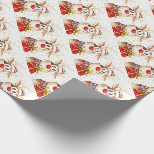 Papier Cadeau Renne (Coin)