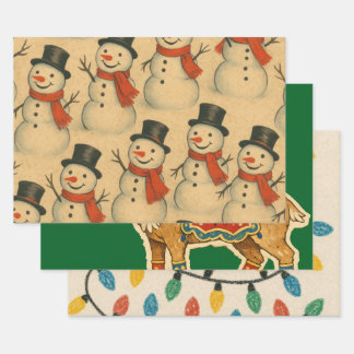 PAPIER CADEAU RENNE