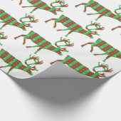 Papier Cadeau Renne de Noël (Coin)