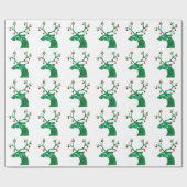 Papier Cadeau rennes de noël (Plat)