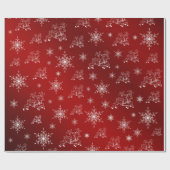 Papier Cadeau rennes, étoile, étoiles, flocon de neige, noël (Plat)