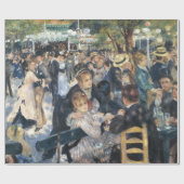 Papier Cadeau Renoir Moulin Danse Galette Fête (Plat)