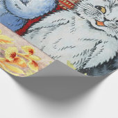 Papier Cadeau Répétition De La Chorale Par Louis Wain (Coin)