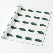 Papier Cadeau Réplique du fossile de Coelacanth (Déroulé)