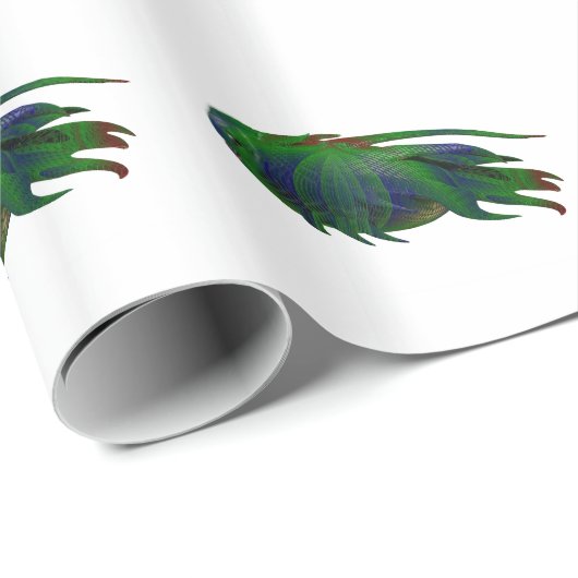 Papier Cadeau Réplique du fossile de Coelacanth (Coin rond)