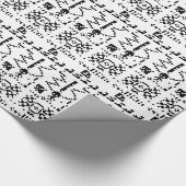 Papier Cadeau Réponse au message binaire Arecibo (Coin)