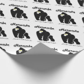 PAPIER CADEAU REPOS DE HARAMBE DANS LE T-SHIRT DE PAIX (Coin)