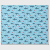 Papier Cadeau Requin (Plat)