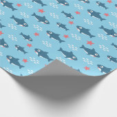 Papier Cadeau Requin (Coin)