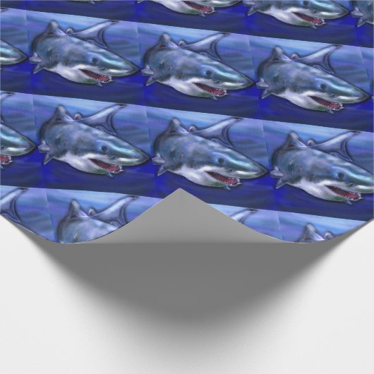Papier Cadeau Requin (Coin)