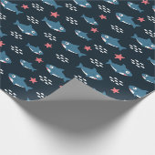 Papier Cadeau Requin (Coin)