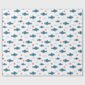Papier Cadeau Requin (Plat)