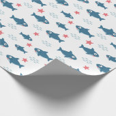 Papier Cadeau Requin (Coin)