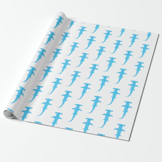Papier Cadeau Requin à marteau océanique (Déroulé)