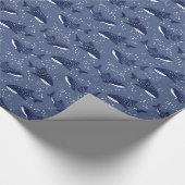 Papier Cadeau Requin de baleine étoilé (foncé) (Coin)