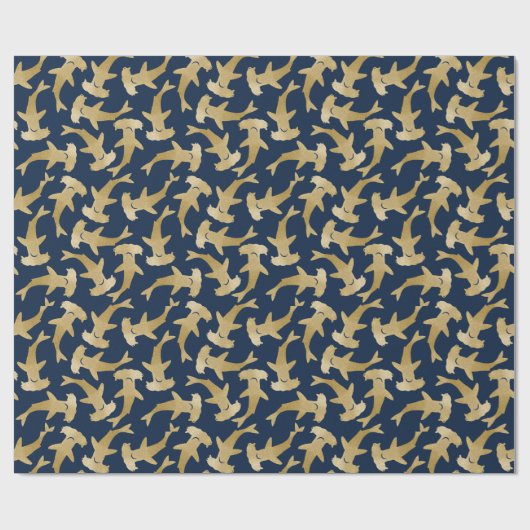 Papier Cadeau requin marteau (Plat)