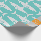 Papier Cadeau Requins (Coin)