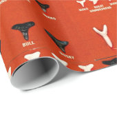 Papier Cadeau Requins de Floride (Coin rond)