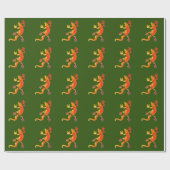 Papier Cadeau Réreptile de lézard éco-gecko (Plat)