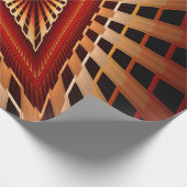 Papier Cadeau Réseau d'Imaginaires 3D Conception graphique fract (Coin)