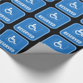 Papier Cadeau Réservé pour des handicaps (Coin)