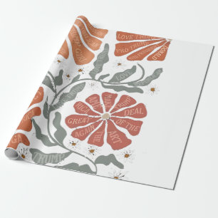 Papier Cadeau RÉSISTER À La Manifestation politique anti-Trump