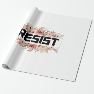 Papier Cadeau RÉSISTER À La Manifestation politique anti-Trump