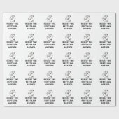 Papier Cadeau Résister À L'Agenda Républicain (Plat)