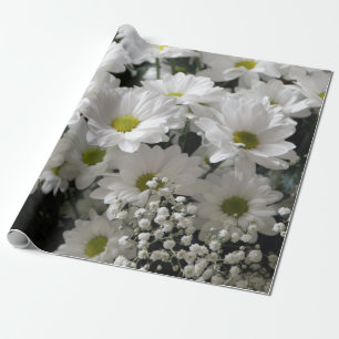 Papier Cadeau Respiration et marguerites du bébé