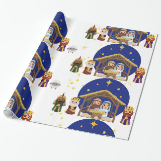 Papier Cadeau Responsable de la nativité