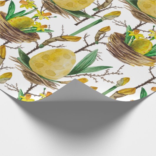 Papier Cadeau Ressort jaune (Coin)