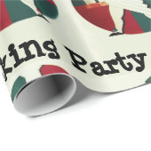 Papier Cadeau RESTAURANT CUISINE DU CHEF PARTI culinaire (Coin rond)