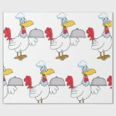 Papier Cadeau Restauration du coq (Plat)