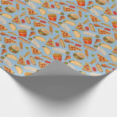 Papier Cadeau Restauration rapide Aliments en boîte Pizza Burger (Coin)