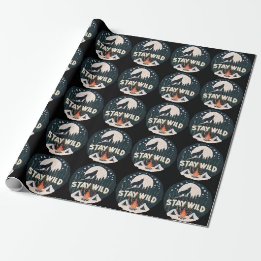 Papier Cadeau Restez à l'abri (Déroulé)