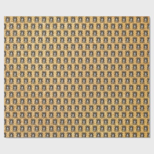 Papier Cadeau Restez Bizarre (Plat)