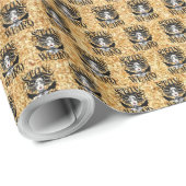 Papier Cadeau Restez Bizarre (Coin rond)