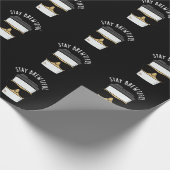 Papier Cadeau Restez Brewtiful Funny Coffee Pun (Coin)