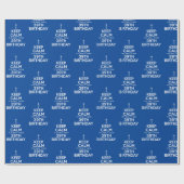 Papier Cadeau Restez calme Ce n'est que votre 39e anniversaire (Plat)