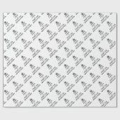 Papier Cadeau Restez Calme Et Commencez La Révolution (Plat)