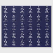 Papier Cadeau Restez Calme Et Faites De L'Aliyah (Plat)